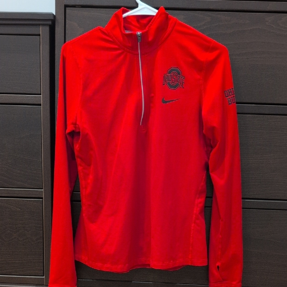 Ohio State Buckeyes Nike Dri-Fit Quarter Zip